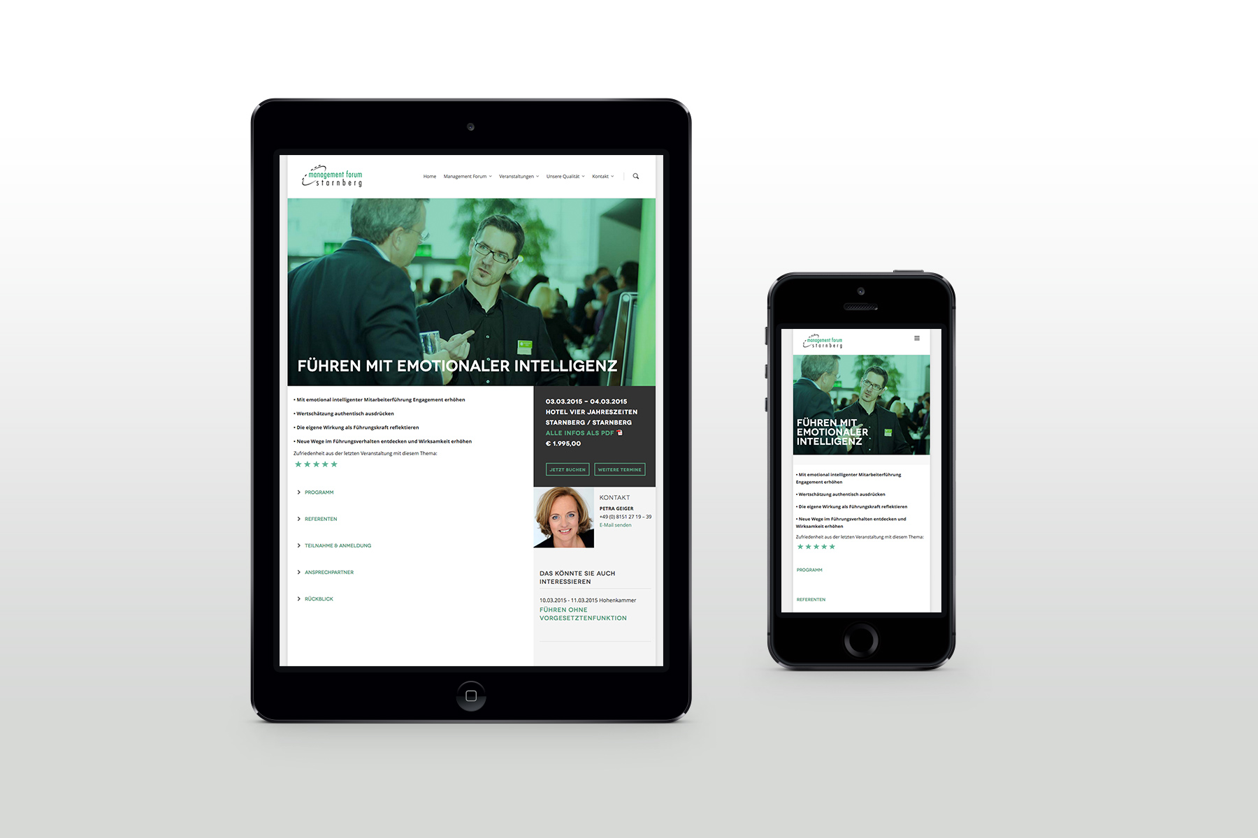 Web Design Ansicht von Benchmark Design | Design Agentur München ✅