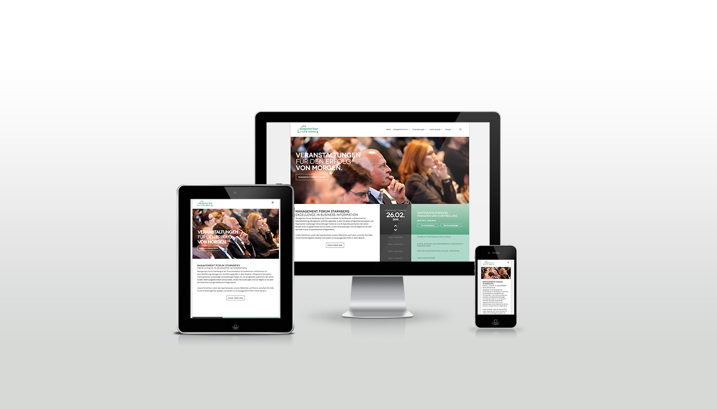 Web Design Ansicht von Benchmark Design | Design Agentur München ✅