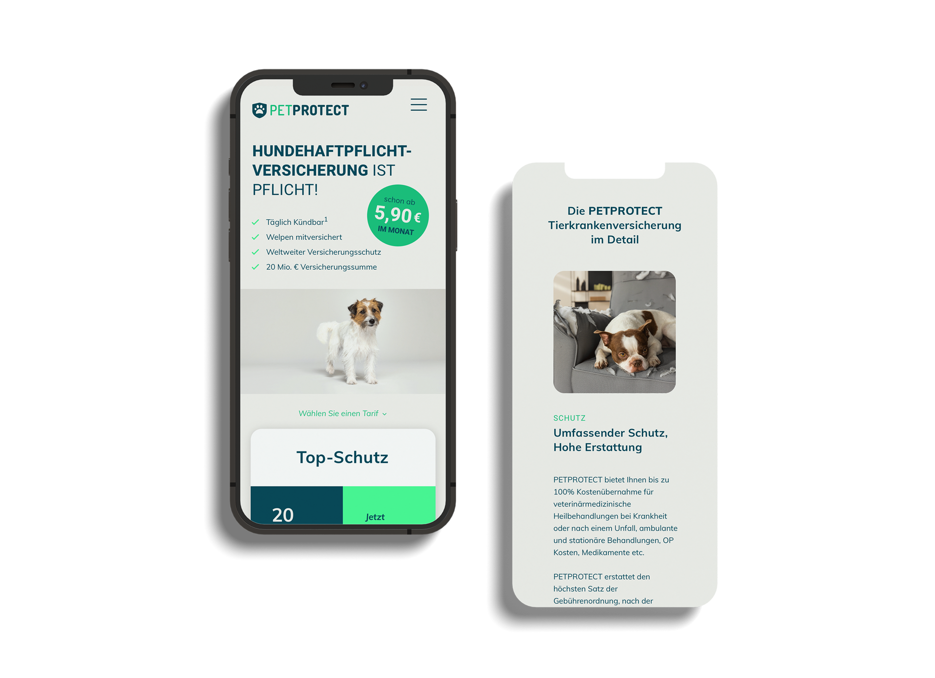 PetProtect Ansicht von Benchmark Design | Design Agentur München ✅