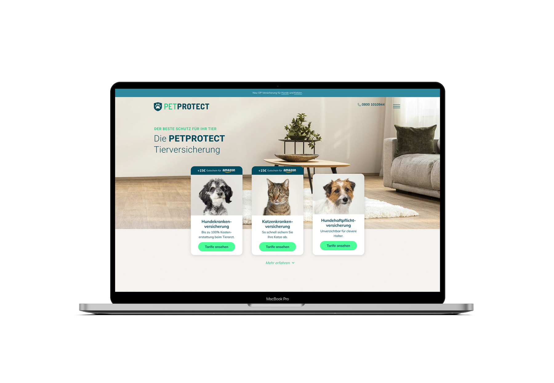 PetProtect Ansicht von Benchmark Design | Design Agentur München ✅