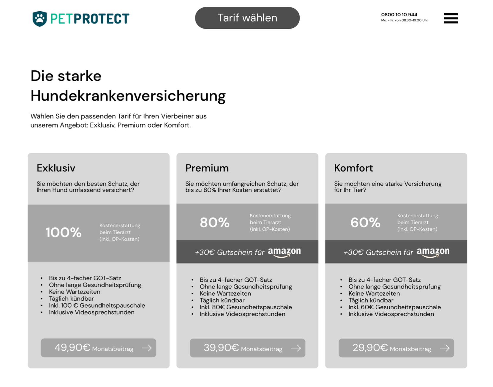 PetProtect Ansicht von Benchmark Design | Design Agentur München ✅