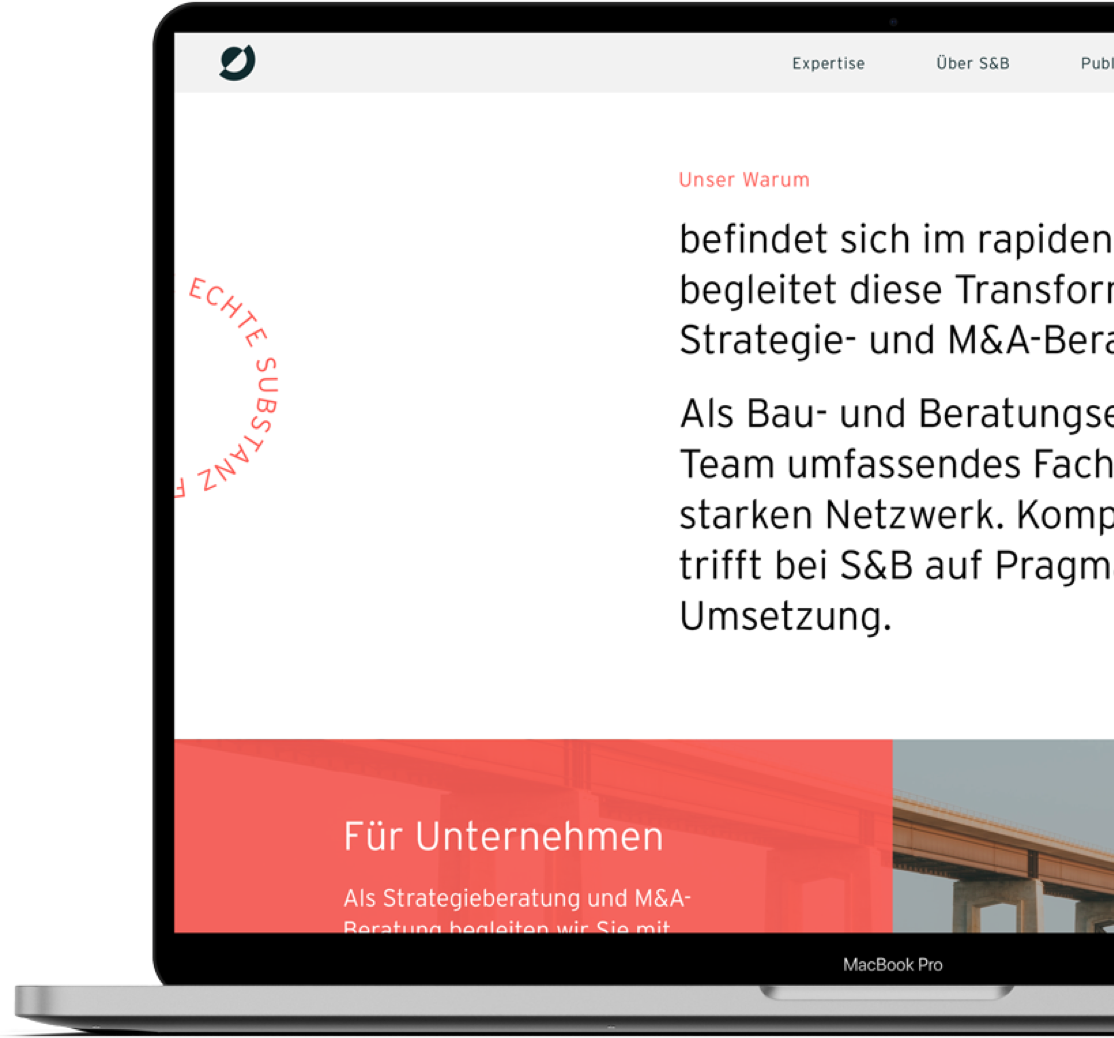 Corporate Design Agentur in München S&B Strategy Ansicht von Benchmark Design | Design Agentur München ✅