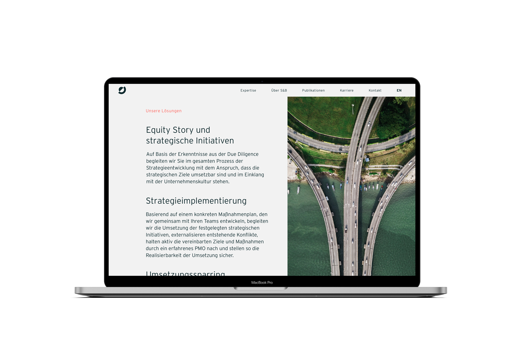 Corporate Design Agentur in München S&B Strategy Ansicht von Benchmark Design | Design Agentur München ✅